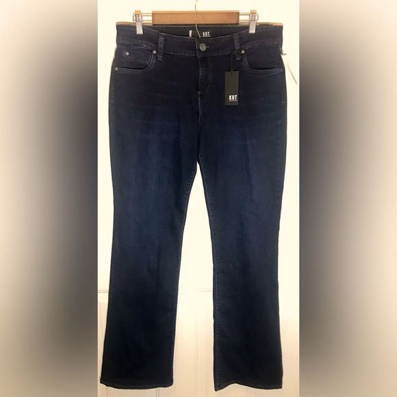 Kut from the Kloth Denim - KUT From The Kloth High Rise NATALIE Bootcut Jeans Size 14 NWT New Dark Wash